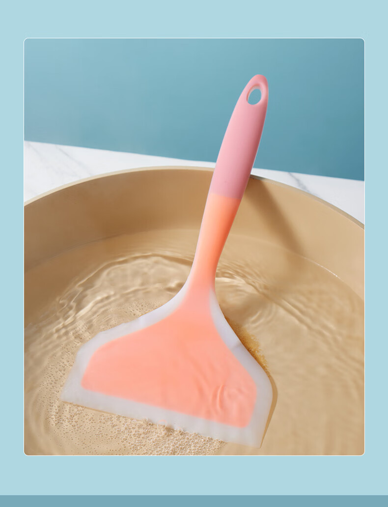 Baijie Silicone Pancake Spatula Tamagoyaki Turner Crepe Spatula Jianbing Tool Pancake Spatula 8
