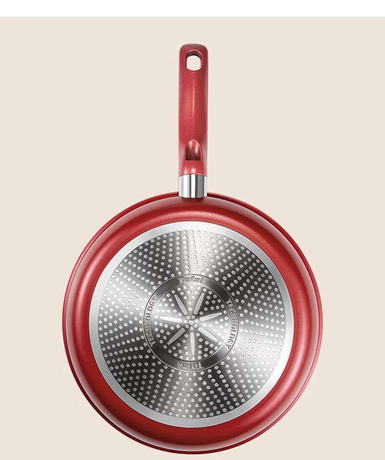 Tefal Non-Stick Frying Pan for Home Use, Steak Pan with Titanium Coating, Low Smoke, Suitable for Induction And Gas Stoves, 28cm 14