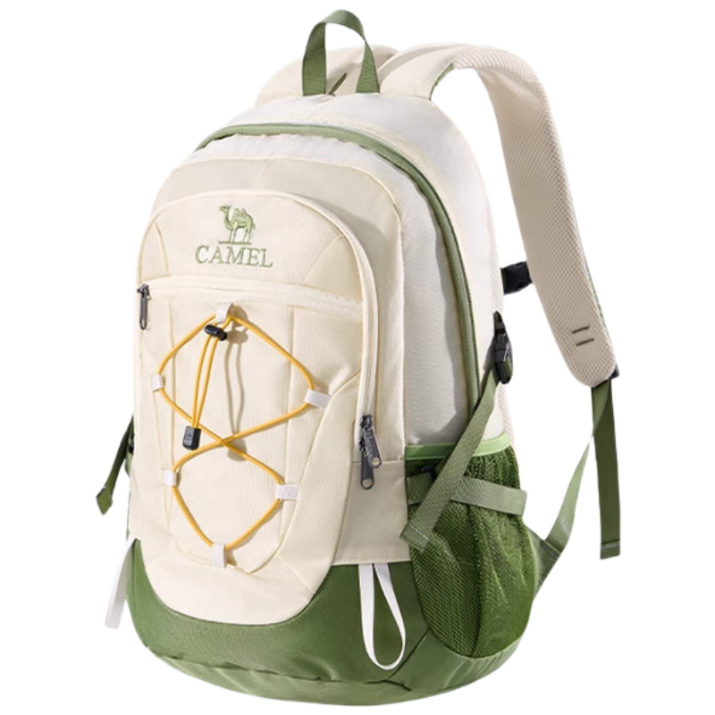 CAMEL Outdoor Lightweight Hiking Backpack, Professional Trekking Travel Backpack, Casual Sports Student Backpack, Grass Gree