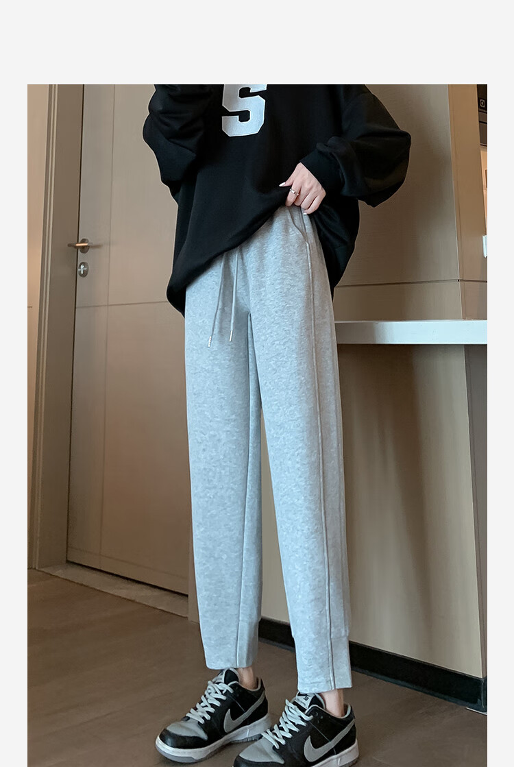 TonLion 2026 Fall New Women's Harem Carrot Casual Pants, Knitted Loose Sweatpants, Jogger Pants 12