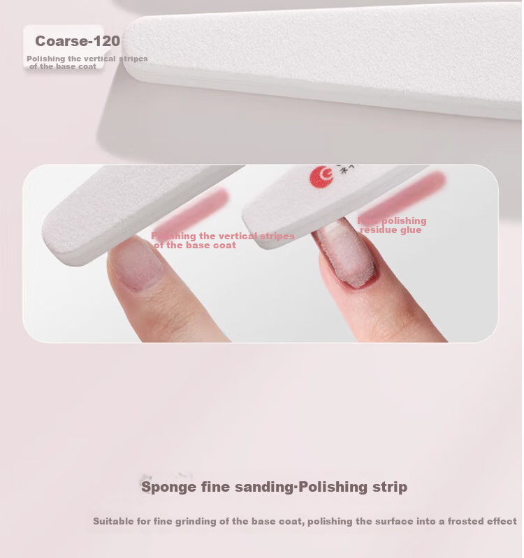 Goood 3 Double-Sided Nail File Sanding Strips for Manicure, Professional Nail Salon Polishing And Filing Tool Set 22