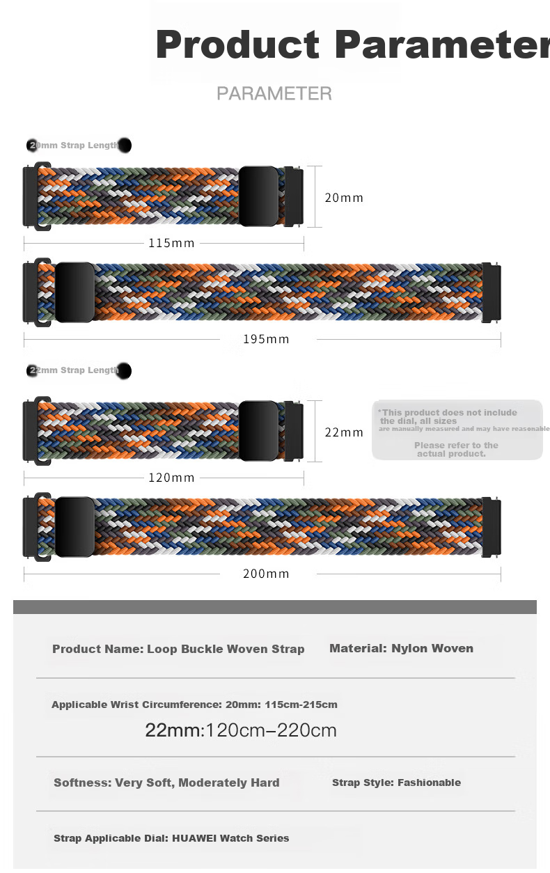 Weiqiantu [Magnetic Woven] Compatible with Huawei GT7/GT6/GT5/Pro, Watch6/5/Pro/4Pro/Buds2 Watch Straps, GT3/4 Pro/Defender 2 Men's And Women's Styles 6