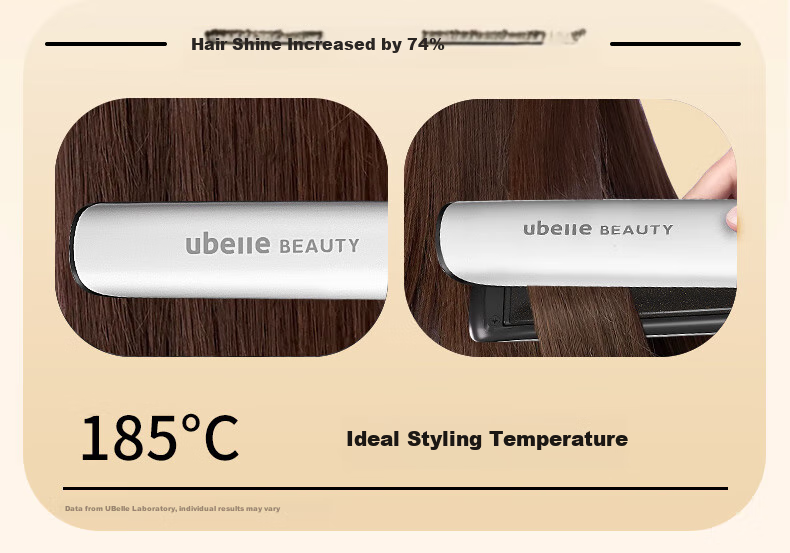 UBelle Hair Straightener And Curling Iron, 500 Million Negative Ions, Gentle on Hair, Dual-Use Straightening Iron And Curling Wand, Flat Iron with Hair Clip, Birthday Gift for Girlfriend Or Wife 9