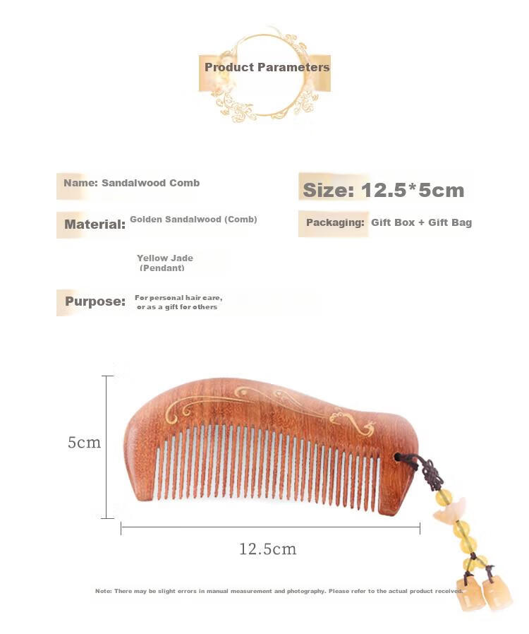 TaTanice Lice Comb Set: Thick Plastic Fine-Tooth Comb for Children to Remove Lice Eggs And Dandruff (2 Pieces) 2