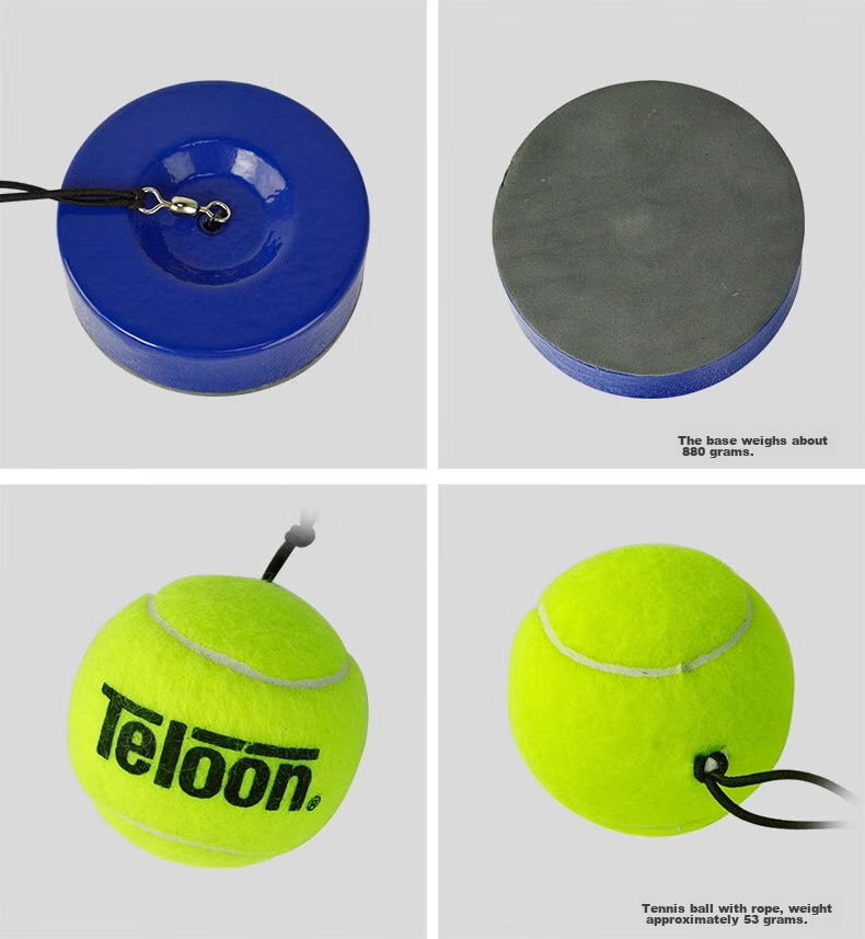 Teloon Tennis Ball Rebound Trainer, Single-Person Elastic Beginner Training Device, No Tennis Racket Required, T818C 5