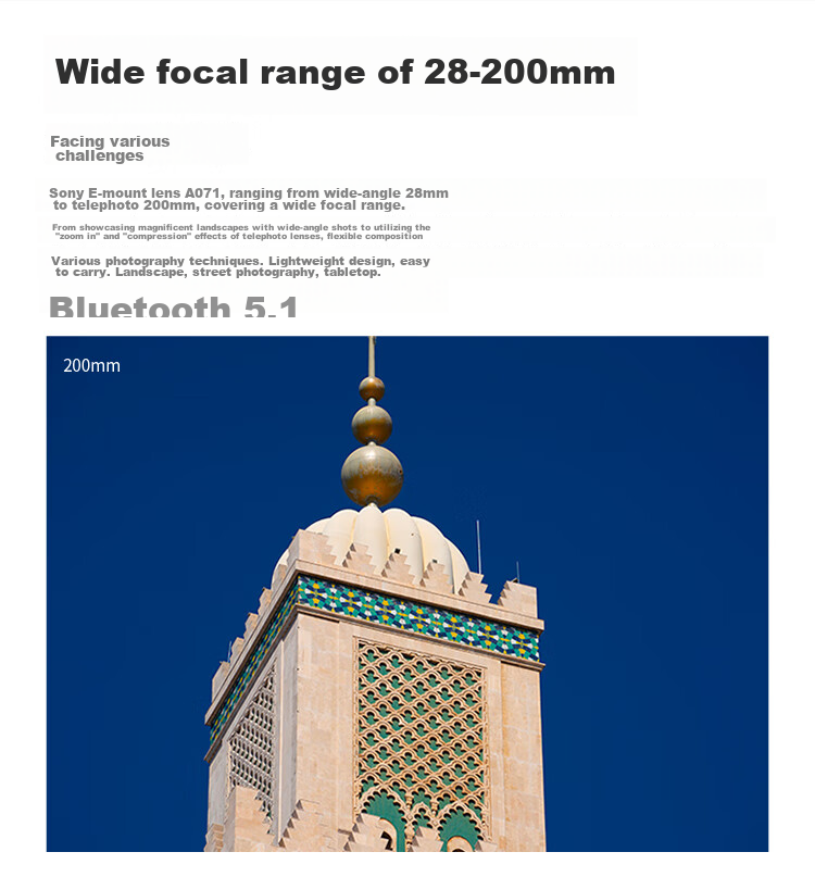Tamron A075S 25-200mm F/2.8-5.6 Di III VXD G2 Large Aperture Standard Zoom Mirrorless Lens for Landscape and Portrait (Sony Full-Frame E-Mount) 9
