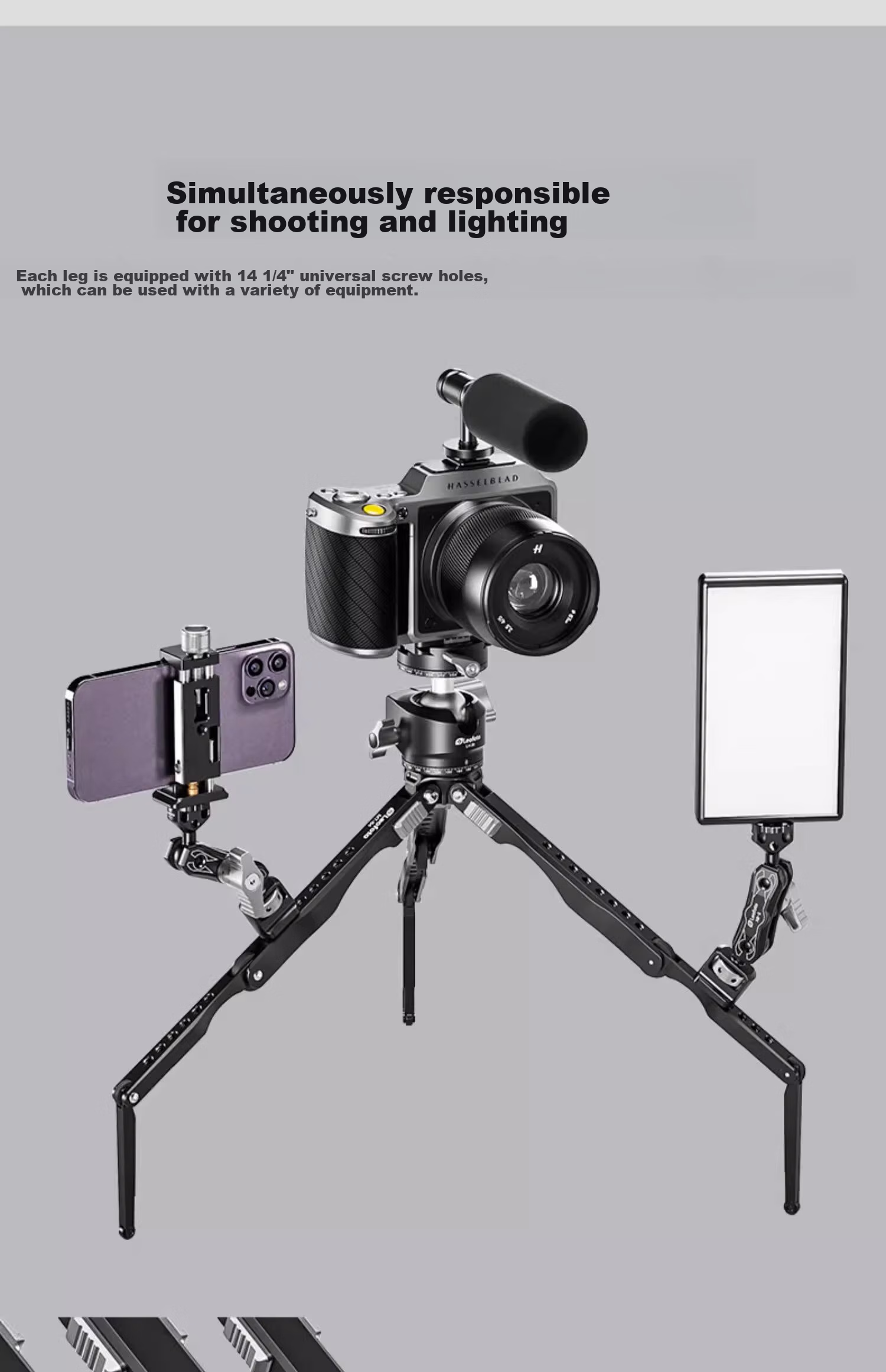 Leofoto Tripod, Mini Photography And Videography Tripod for Mirrorless And DSLR Cameras, Compatible with Canon, Nikon, Sony, Fuji, Multifunctional Desktop Tripod, MT-02 11