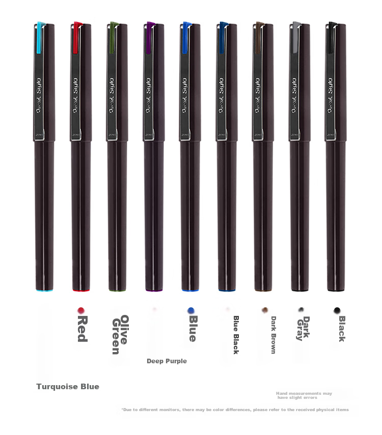 Pentel JM20-AE Duck-Billed Pen, Drawing Pen, Comic Pen, Sketching Pen, Line Drawing Pen, Business Signature Pen, Brown Barrel with Black Ink, 12 Pens/box 10