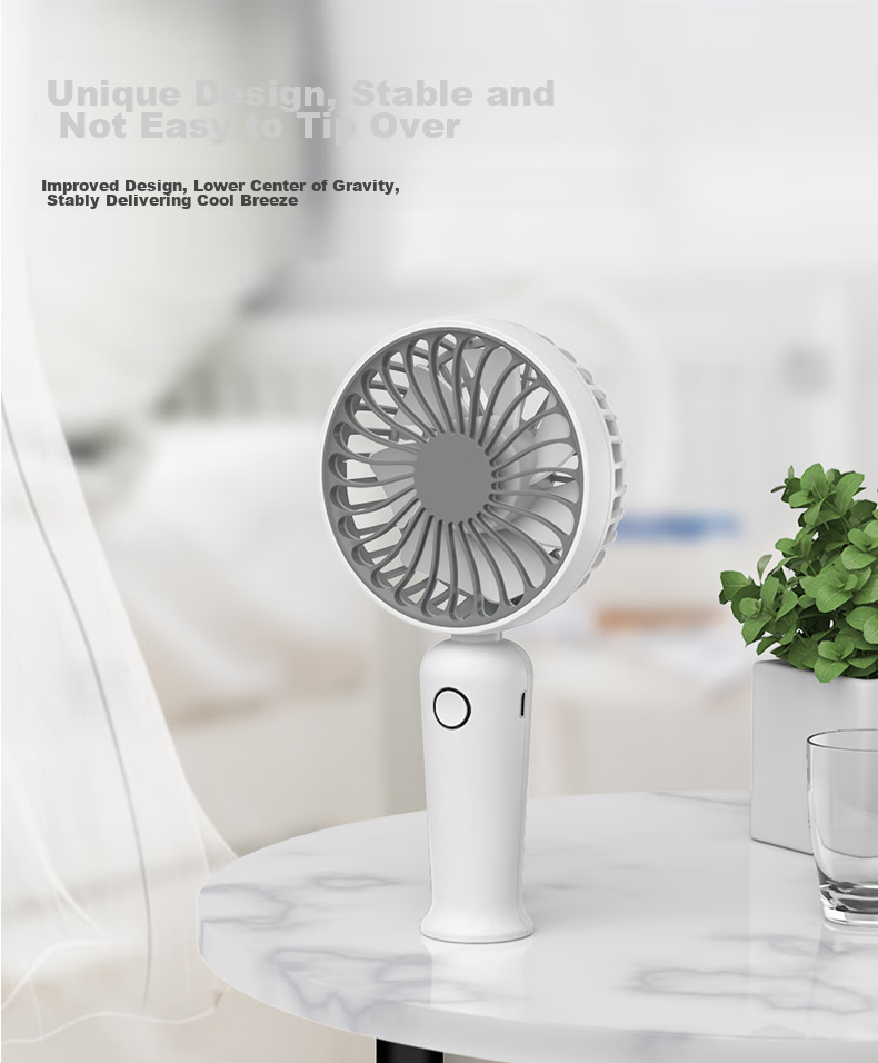KALAIAO [Violent Wind/Ice Compress] Handheld Small Fan Neck Hanging Portable Foldable High-Speed Turbo Semiconductor Cooling Fan Outdoor Dorm Office Desktop FC16 6