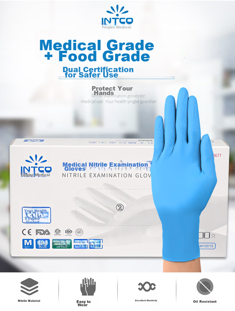 INTCO Disposable Gloves, PE Gloves, 200 Small Packs Individually Wrapped, Food-Grade Thickened Plastic Gloves for Fried Chicken And Burgers 1