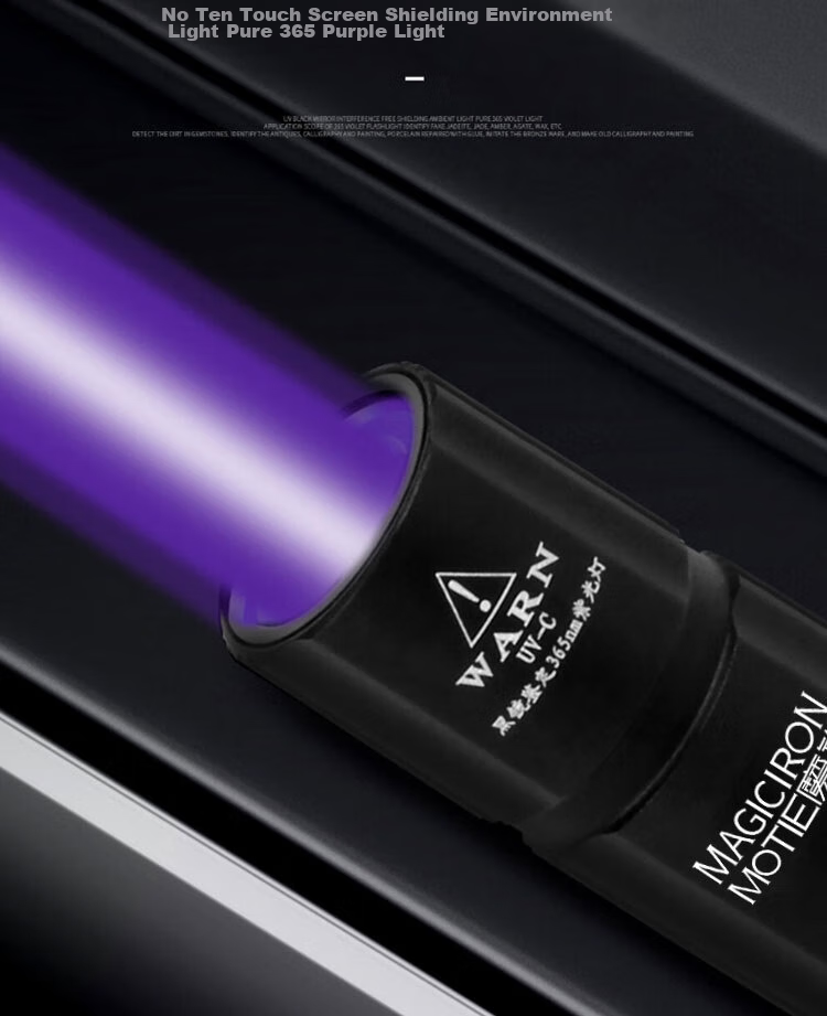 MOTIE UV Light for Alcohol And Tobacco Inspection, 365nm UV Flashlight for Vegetable Detection, Fluorescence Testing, Cat Ringworm, And Cat Urine Analysis 6