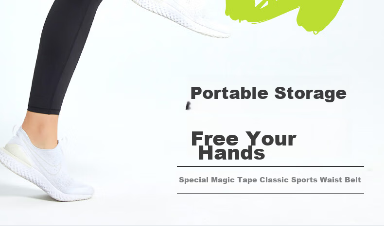 Flipbelt [Magic Tape Waist Pack], Sports Running Belt, Marathon Gear, Phone Pouch, Neon Orange, Adjustable Style 4