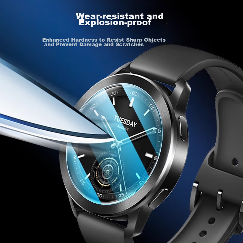 Защитное стекло для Xiaomi Watch S3/S4, комплект 3 шт.