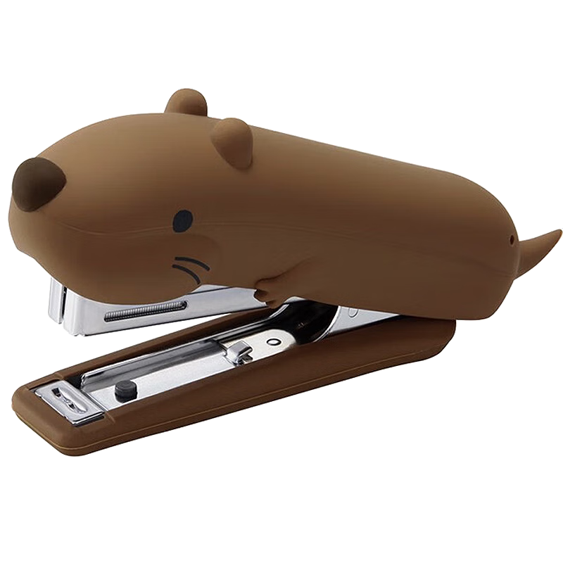 MAX Animal Silicone Stapler, Animal Series No. 10 Stapler HD-10NX/S, Beaver