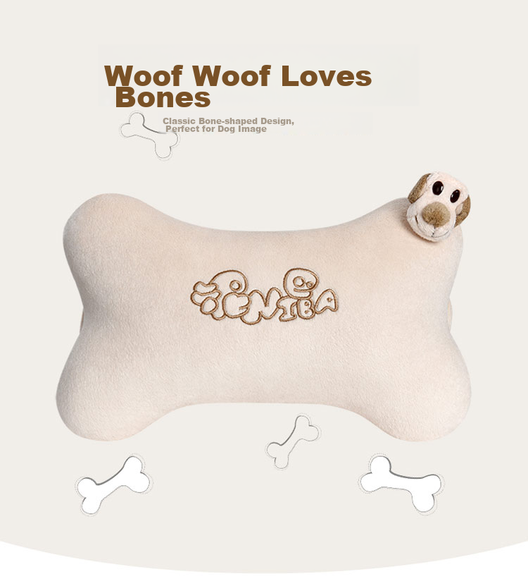 ICAROOM Car Headrest Neck Pillow, Hollow Cotton Car Cushion, Cartoon Car Bone Pillow NB-103KT 8