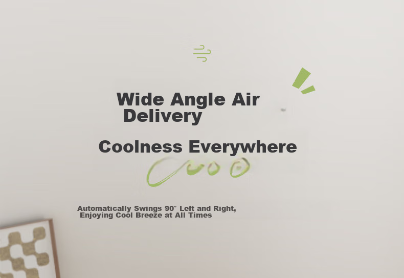 CHIGO Electric Fan/Table Fan/Small Fan/Desktop Fan Home Student Dormitory Office Quiet Energy-Saving Oscillating Small Fan 5