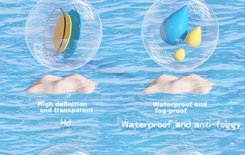 Li-Ning Children's Swimming Goggles, Boys And Girls Swim Goggles Set, High Definition Anti-Fog Comfortable Waterproof Swimming Diving Goggles 246-9T 3