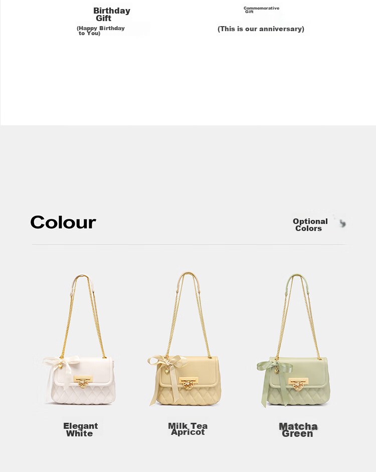 JUST STAR [Xu Lu's Choice] Kelly Handbag, Women's Bag 2026 New Style, Light Luxury Crossbody And Handheld Bag, Birthday Gift for Wome 8