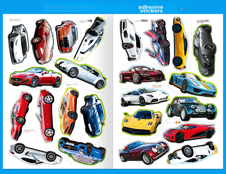 Diyu Car Stickers for Off-Road Vehicles And Engineering Cars, Baby Car Stickers for Boys And Girls, Sticker Book Toy 11