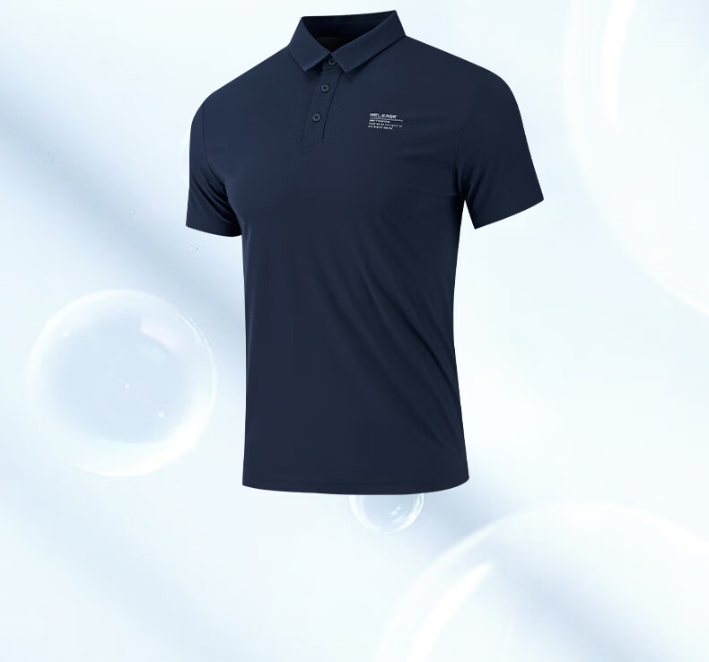 361° Men's Short Sleeve T-Shirt Spring Summer Polo Shirt Sportswear Fitness Loose Ice Silk Sun Protection 652524103D-6 3
