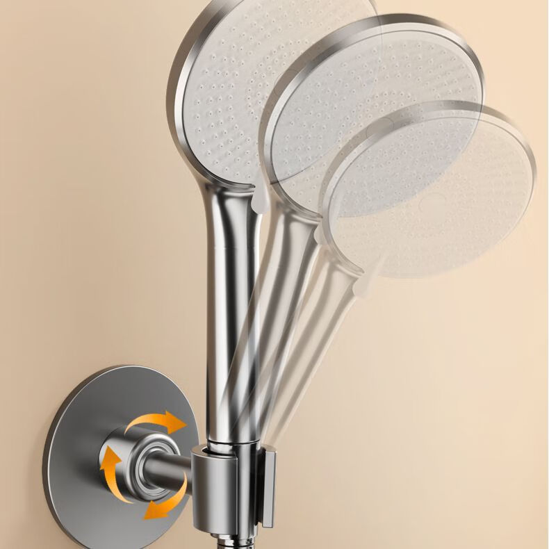 Shangmeide 304 Stainless Steel Shower Head Holder, No Drilling Required, Adjustable Fixing Device, Strong Load-Bearing Capacity of 10kg, Shower Head Bracket 6