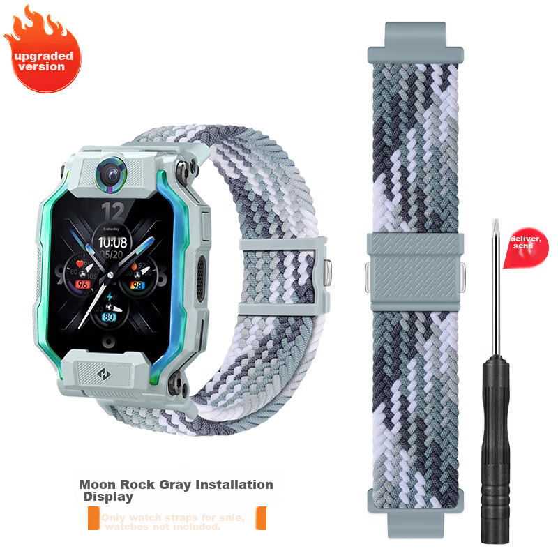 Watchbond Compatible with Xiaotianc Z8 Children's Smartwatch Strap, Suitable for Z10/Z9/Z8A/Z7/Z6/Z5 Braided Magnetic Clasp Watchband, Replacement for Q2A/Q1R/D3 Y01A Wristband