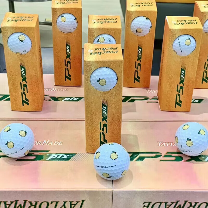 Taylormade Golf Balls, 2024 Model TP5 Pix Five-Layer Ball, Year of The Dragon Limited Edition Gift Competition Balls, 12 Pieces