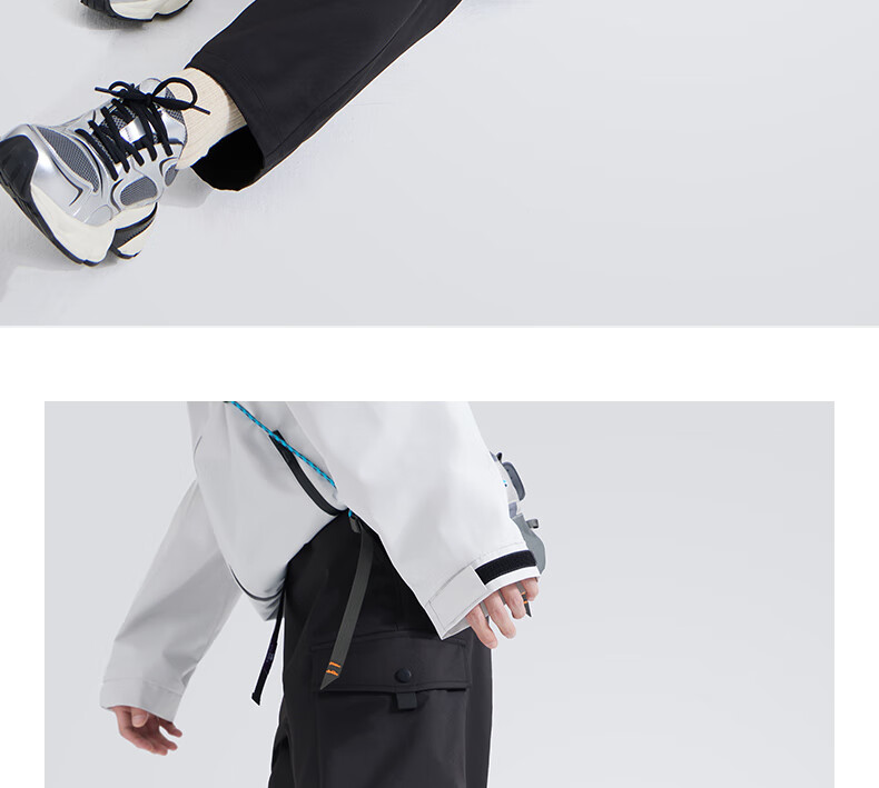 CAMEL Men's Cargo Pants, Wide-Leg Style, Wang Junkai's Same Style, Spring And Summer Soft Shell Straight-Leg Casual Trousers M14CAWI644 19