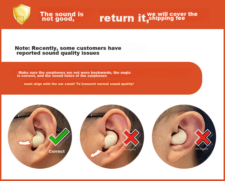 Holy Serpent Ultra-Thin Sleep Bluetooth Headphones, Wireless for Sleeping, Comfortable for Side And Back Sleeping, Noise-Cancelling, Sleep-Aiding, ASMR Soundproof Earplugs, Invisible, Non-Pinchable 1