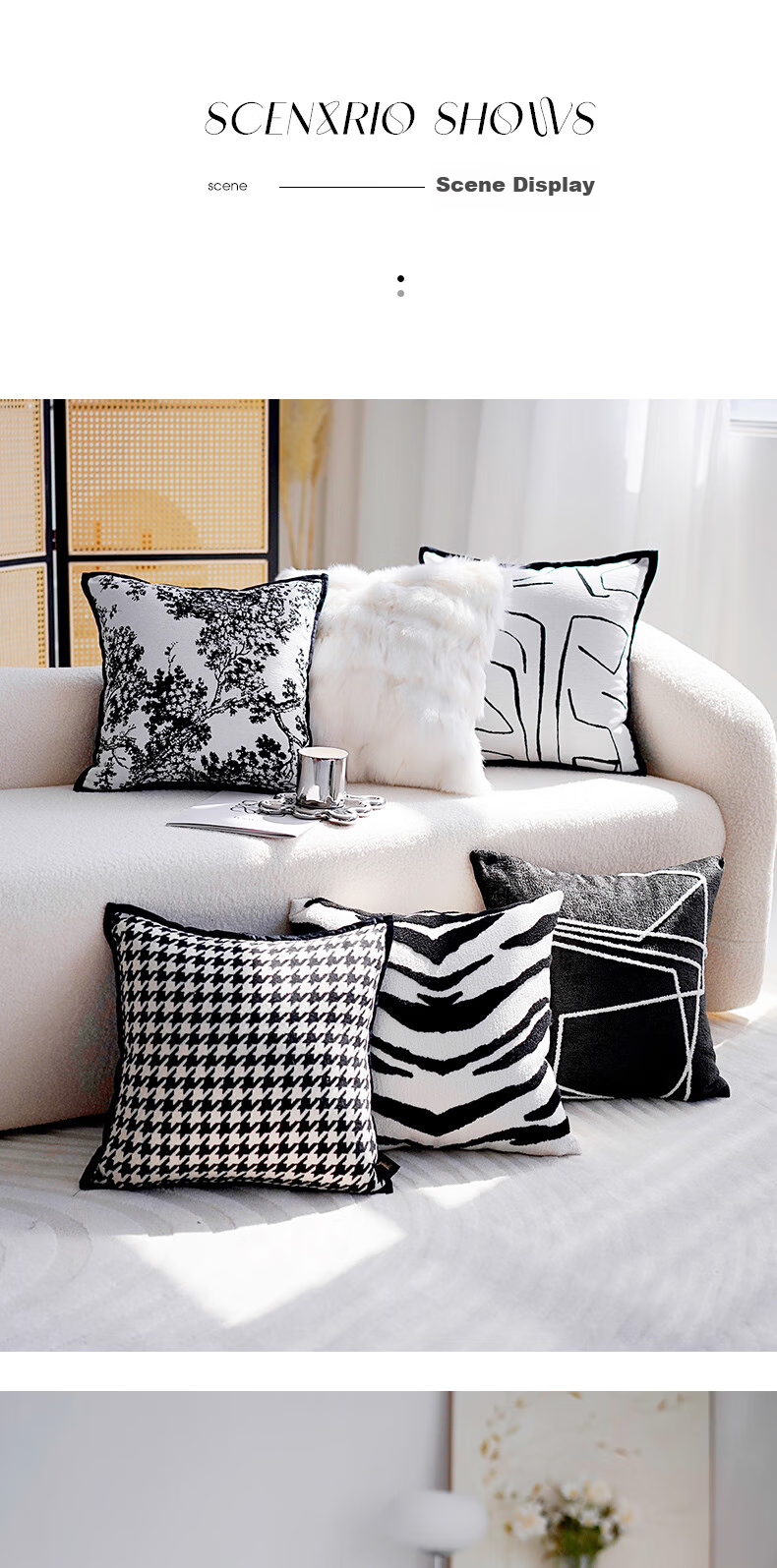 AVIVI Pillowcase, Sofa Cushion Cover, Bed Headboard Pillowcase, 45*45cm, Sketch Forest Desig 5