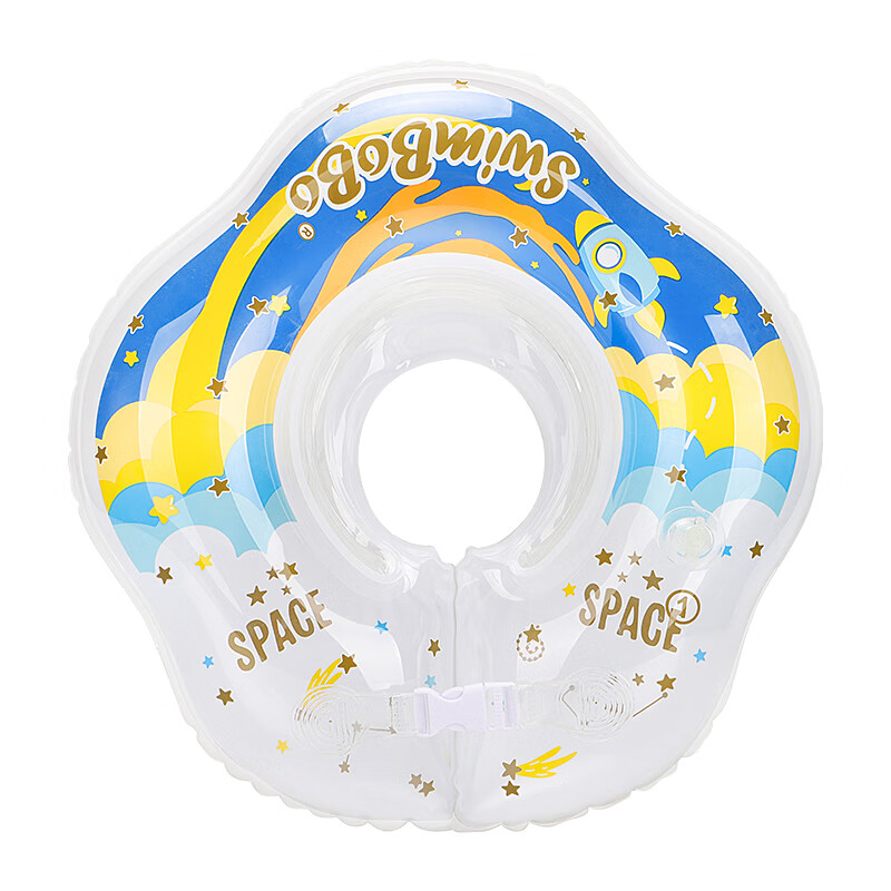 Swimbobo Infant Swimming Ring TPU Children's Swim Ring Neck Ring Newborn Swimming Ring Baby Bath Neck Ring G1010M
