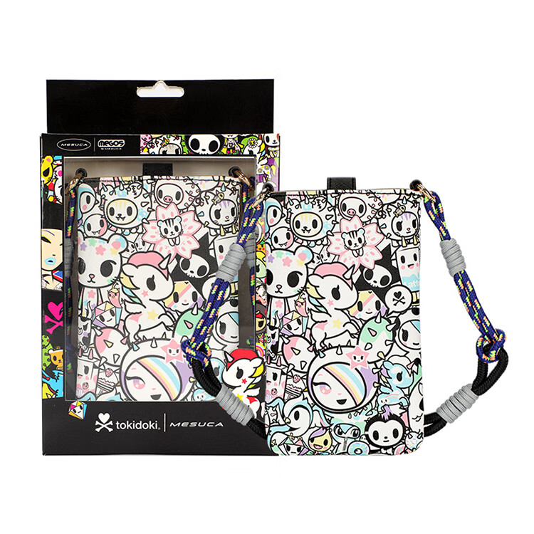 Mesuca X Kuromi Handbag, Women's Portable Phone Bag, Shoulder Crossbody Small Purse, Birthday Gift for Girls 38