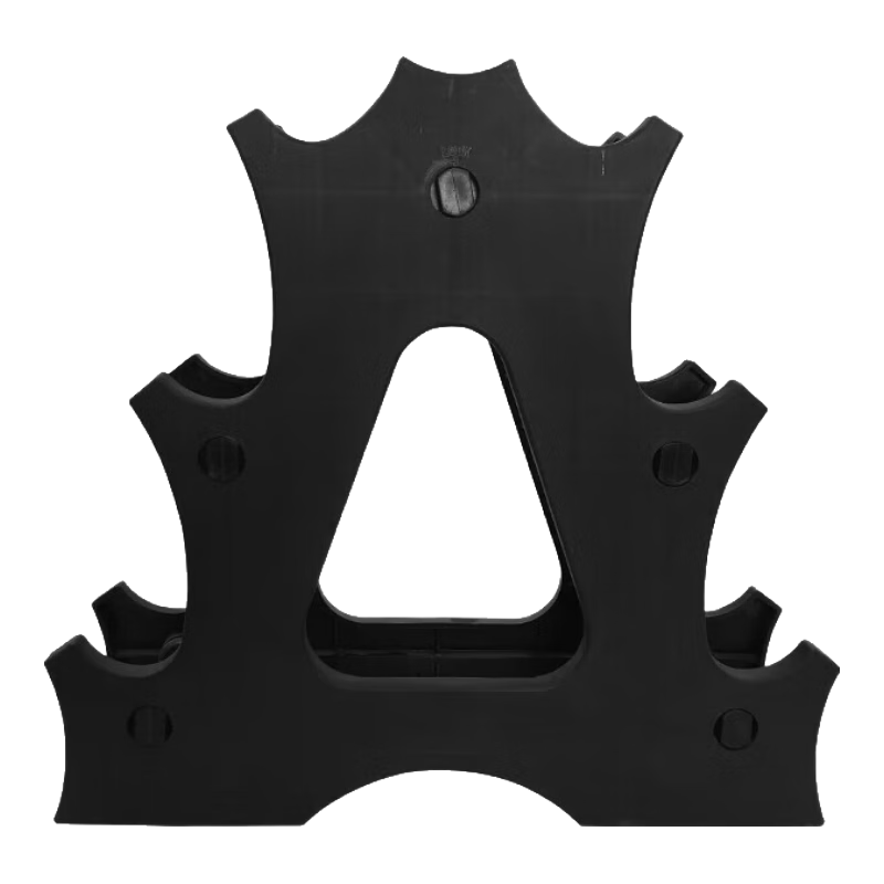 PROIRON Puli'ai Dumbbell Rack, 3-Tier Home Small Dumbbell Stand, Length 36.5CM, Height 35CM, Width 10CM, Weight Capacity 50KG