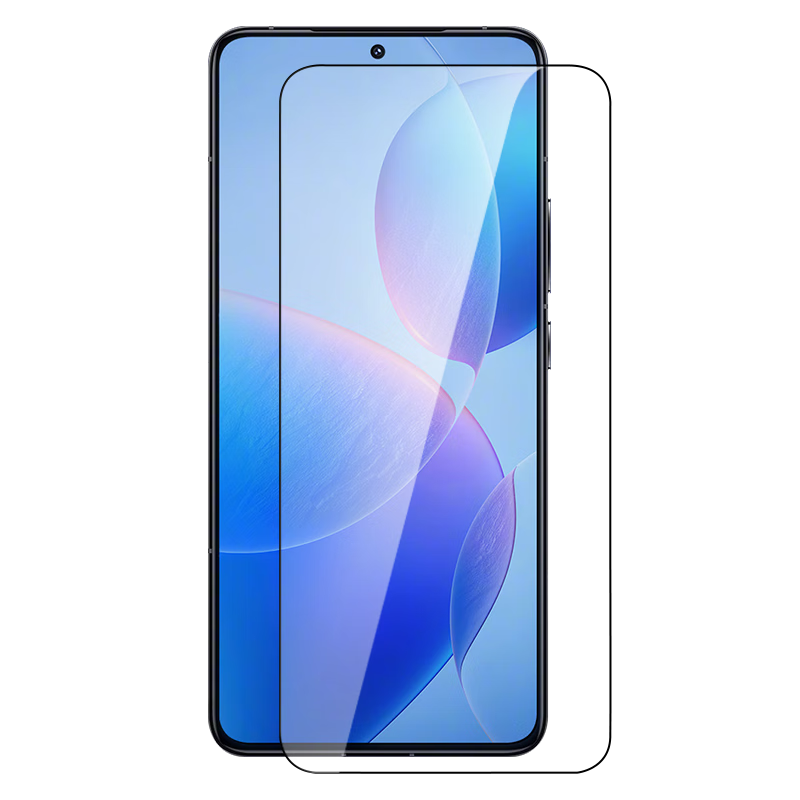 Защитное стекло LANGLING для Xiaomi Redmi K70/70Pro, противоударное, полноэкранное, HD Clear, антиотпечатки, 2 шт.