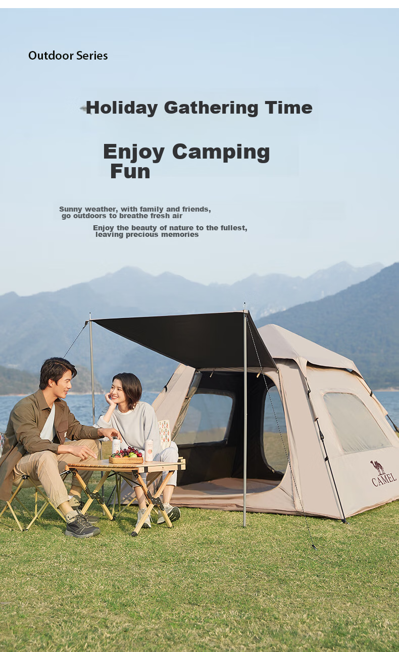 CAMEL Xiaoyao Pro Camping Automatic Tent, Outdoor Portable Folding Camping Canopy Sunshade, 133BANA027-2 15