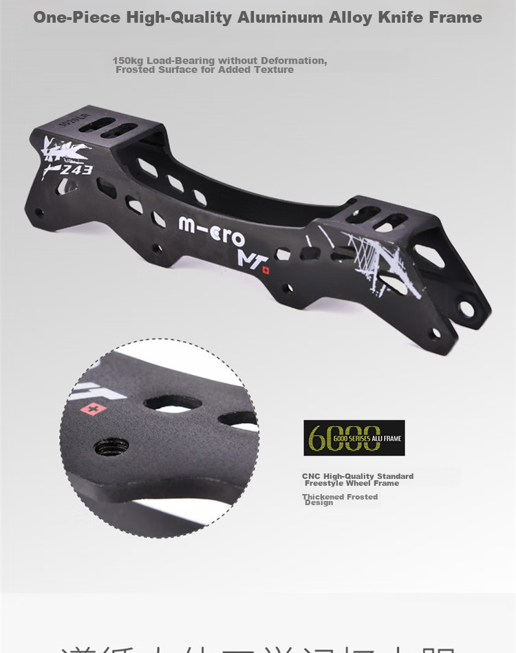 Micro Maiguo Roller Skates, Inline Skates for Adults, Roller Skates, Single Row Beginner's Flat Wheels, for Men And Women, MT Black, Size 40 9