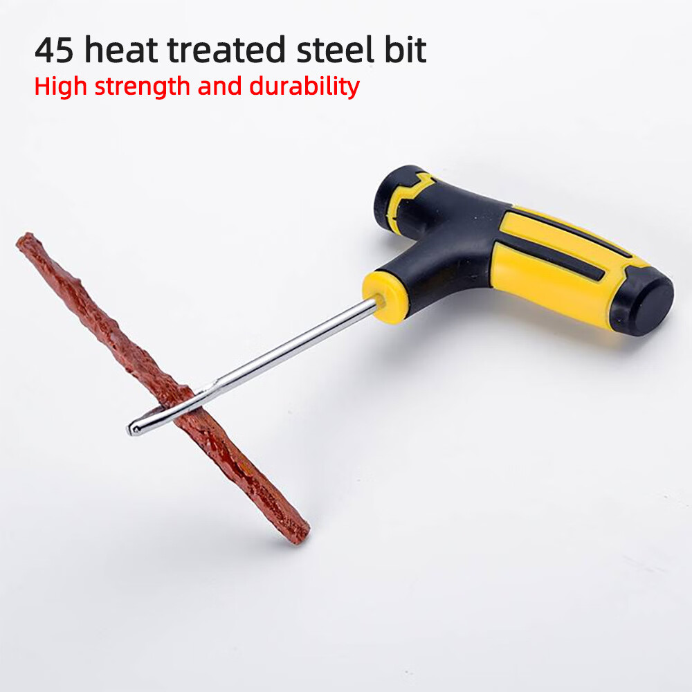 Beifute Tire Repair Tool Kit for Cars, Electric Vehicles, Motorcycles, and Bicycles - Vacuum Tire Emergency Quick Repair Glue and Strips 11
