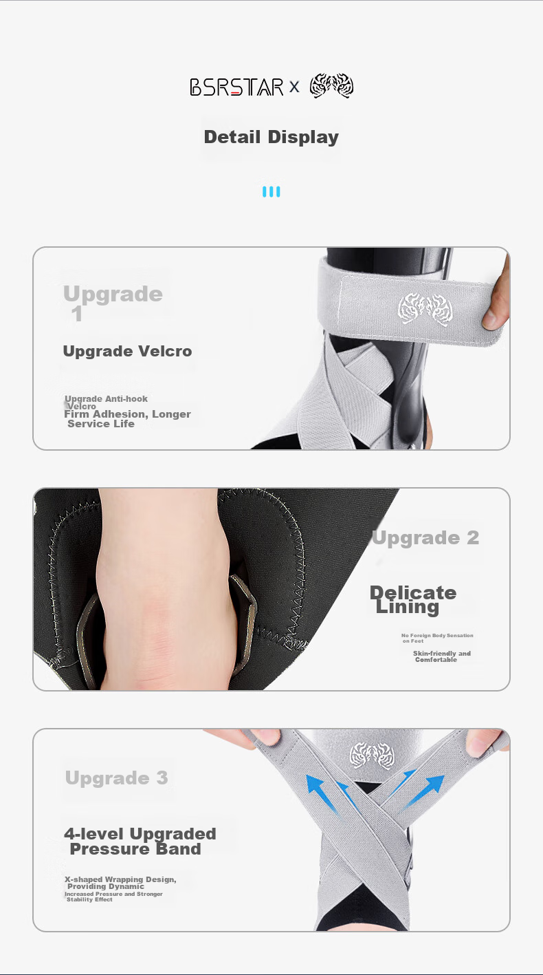 Bestray 5D Ankle Brace, Joint Fixation Support, Post-Injury Recovery Sleeve, Ankle Protector, Basketball Sprain Rehabilitation, Anti-Sprain Foot Guard 10
