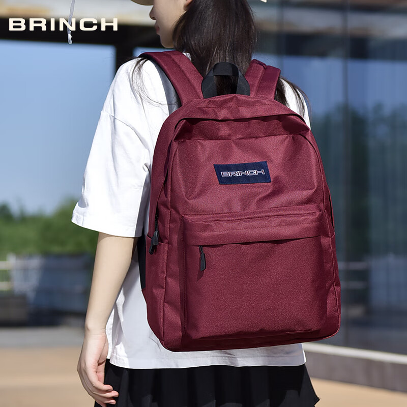 BRINCH Laptop Backpack, 14/16 Inch Large Capacity, Unisex School Bag, Travel Business Trip Computer Backpack