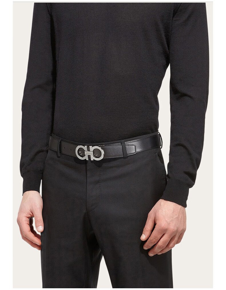 Ferragamo Men's Reversible GANCINI Adjustable Belt 0686671_C_100 Gift for Boyfriend 3