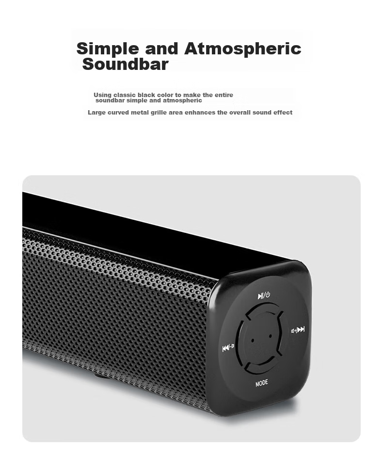 Newmine U5PLUS TV Soundbar, Home Theater System, Living Room Wireless Bluetooth Speaker, Subwoofer, Surround Soundbar, Computer Speakers, PS5 Compatible 7