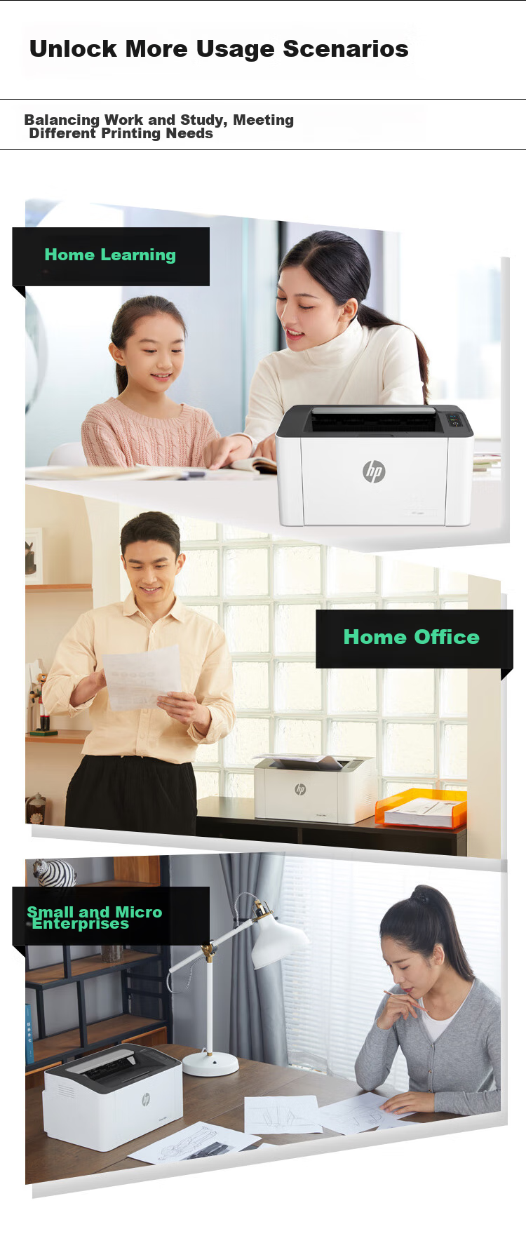HP 1008w Wireless Laser Printer, Compact Wireless Laser, Student Home Printing, Simple And Sleek 17