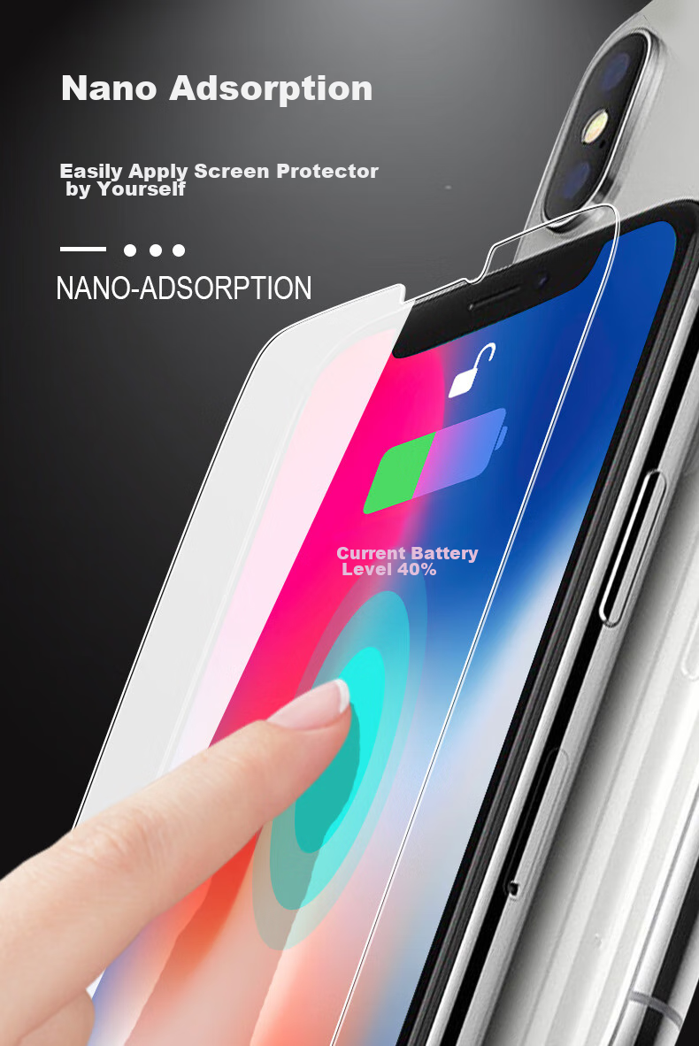 Smorss [2-Pack - HD Film] Tempered Glass Screen Protector for IPhone 11/iPhone XR, Compatible with Apple Xr/Apple 11, Non-Full Screen Universal Glass Protective Film 7