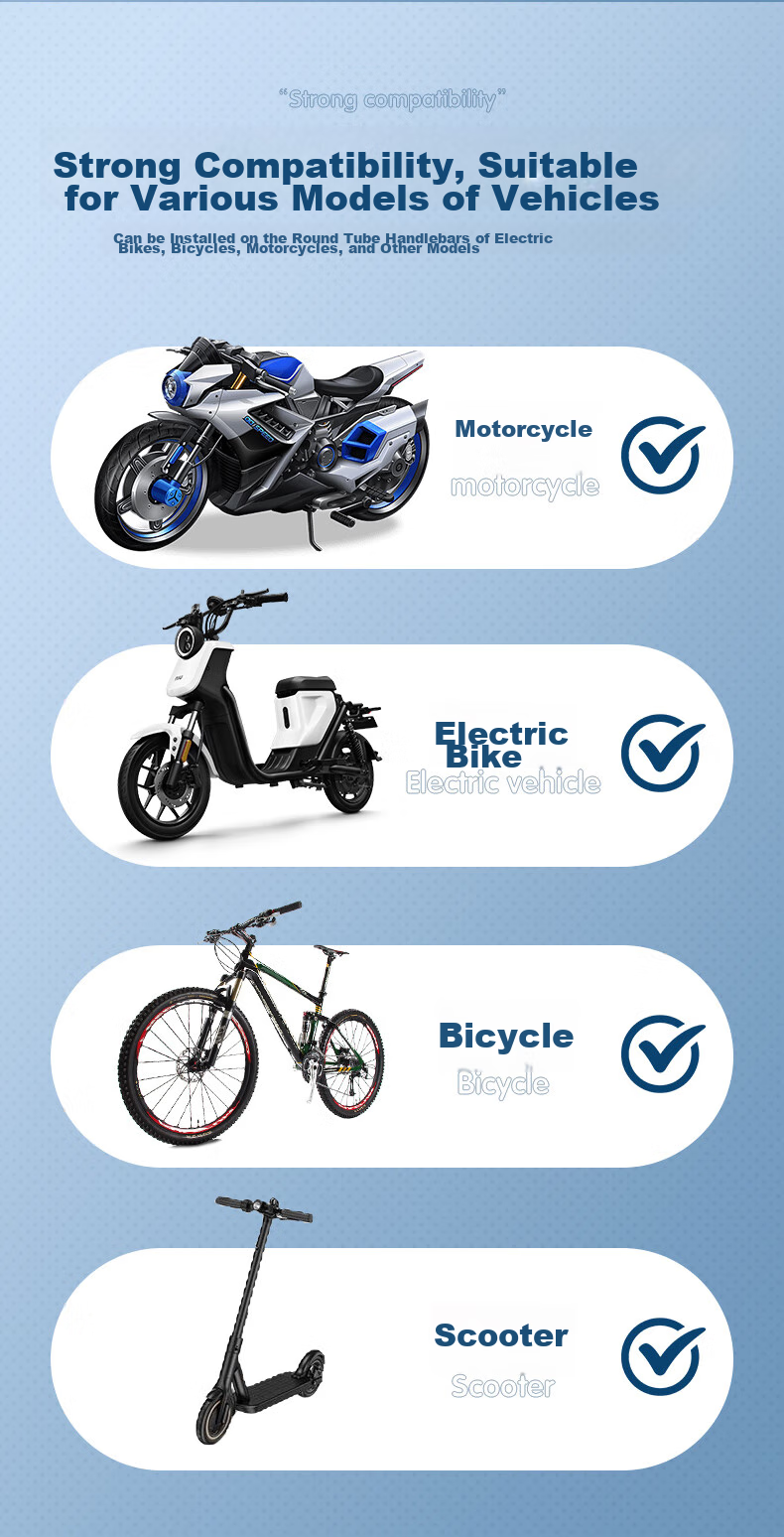 KOOLIFE Electric Vehicle Phone Holder, Motorcycle Bicycle Scooter Handlebar Navigation Mounting Bracket for Riding And Food Delivery with Shock Absorptio 9