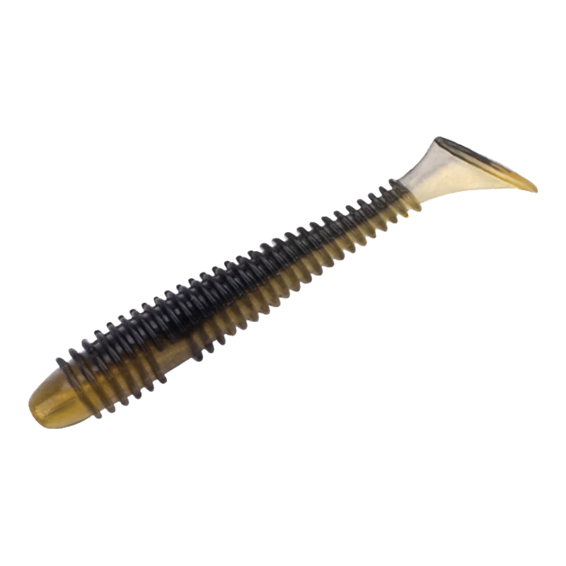 Guowangliya Guowangliya Soft Bait Threaded T-Tail Sea Fishing Root Fishing Freshwater Mandarin Fish Bait Lead Head Hook Bottom Fishing Lure Artificial Bait