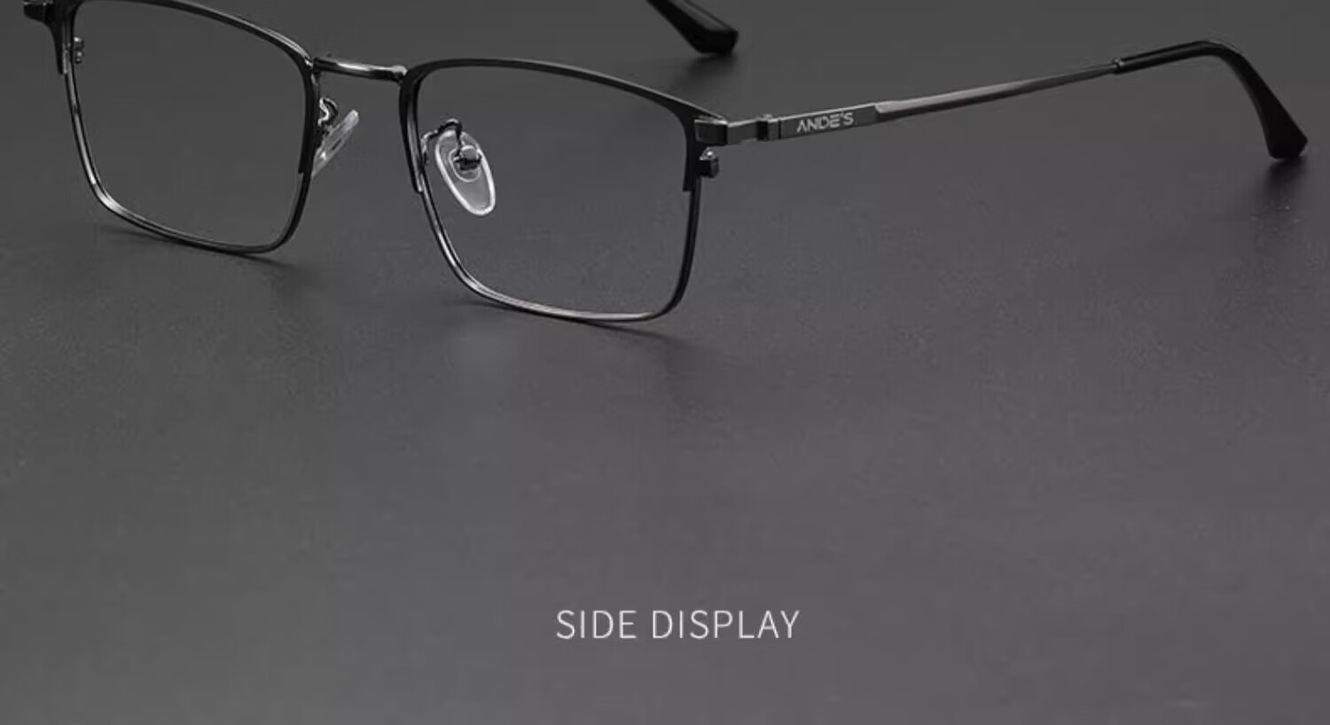 GOGOSOON New Semi-Rimless Donghai Crystal Reading Glasses for Men, High Definition Presbyopic Glasses for Middle-Aged And Elderly, Durable Stone Frame 11
