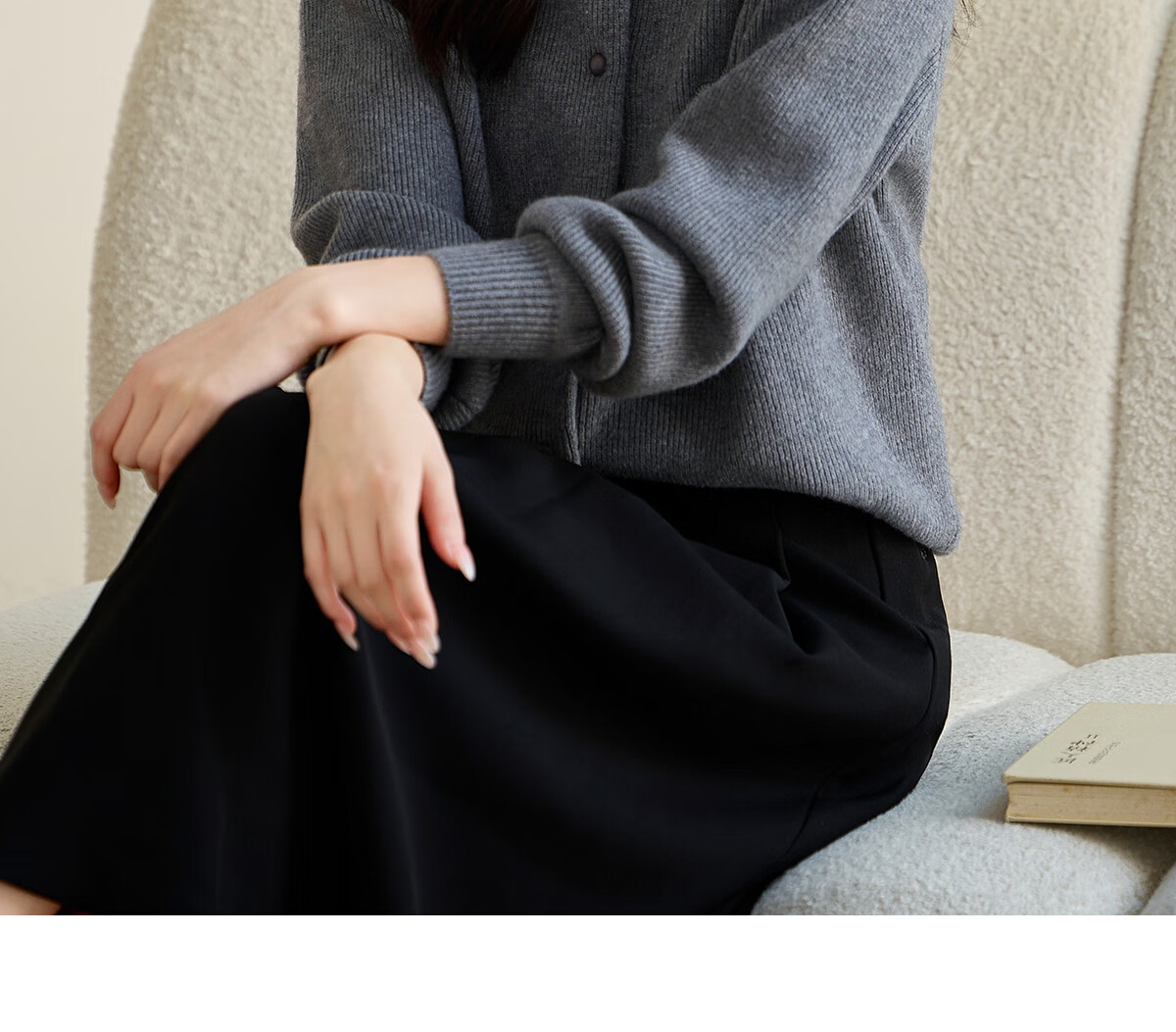 Taxiang Knitted Cardigan for Women, New Year Outfit, Red Sweater Coat with Sequins And Embroidery, Women's Cardigan Top T143Z3012 27