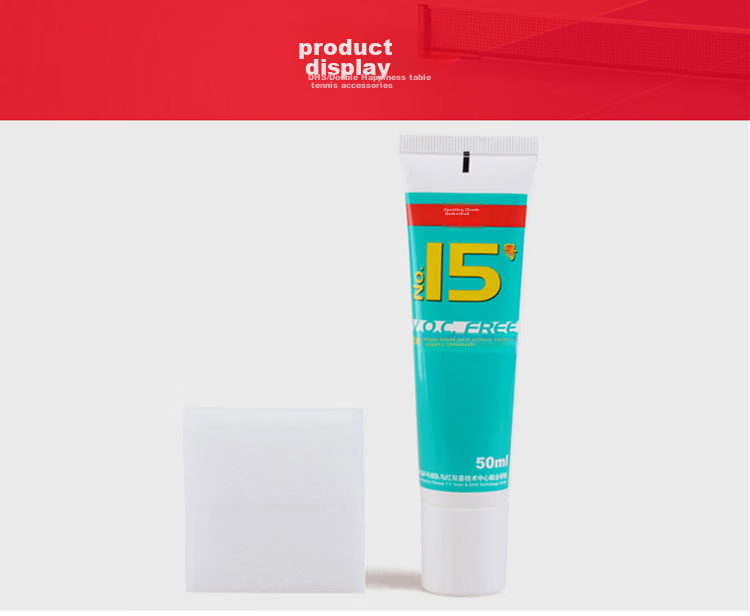 DHS Inorganic Glue, Table Tennis Racket Rubber Base, Water-Soluble Adhesive, 50ML 4