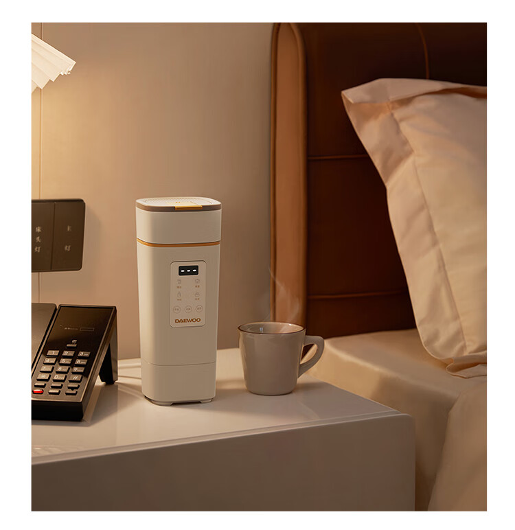 DAEWOO [National Day Outing] Portable Electric Kettle Travel Thermos Insulated Constant Temperature Baby Tea Electric Stew Cup 450ml D9PRO 8
