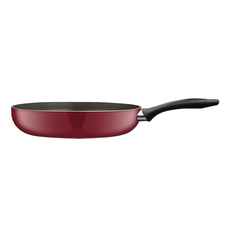 SUPOR Fire Red Dot Oil-Gathering Frying Pan, Flat Bottom Non-Stick Pan, 26CM, Compatible with Induction And Gas Stoves, for Home Use, for Eggs And Steak, PJ26HA10